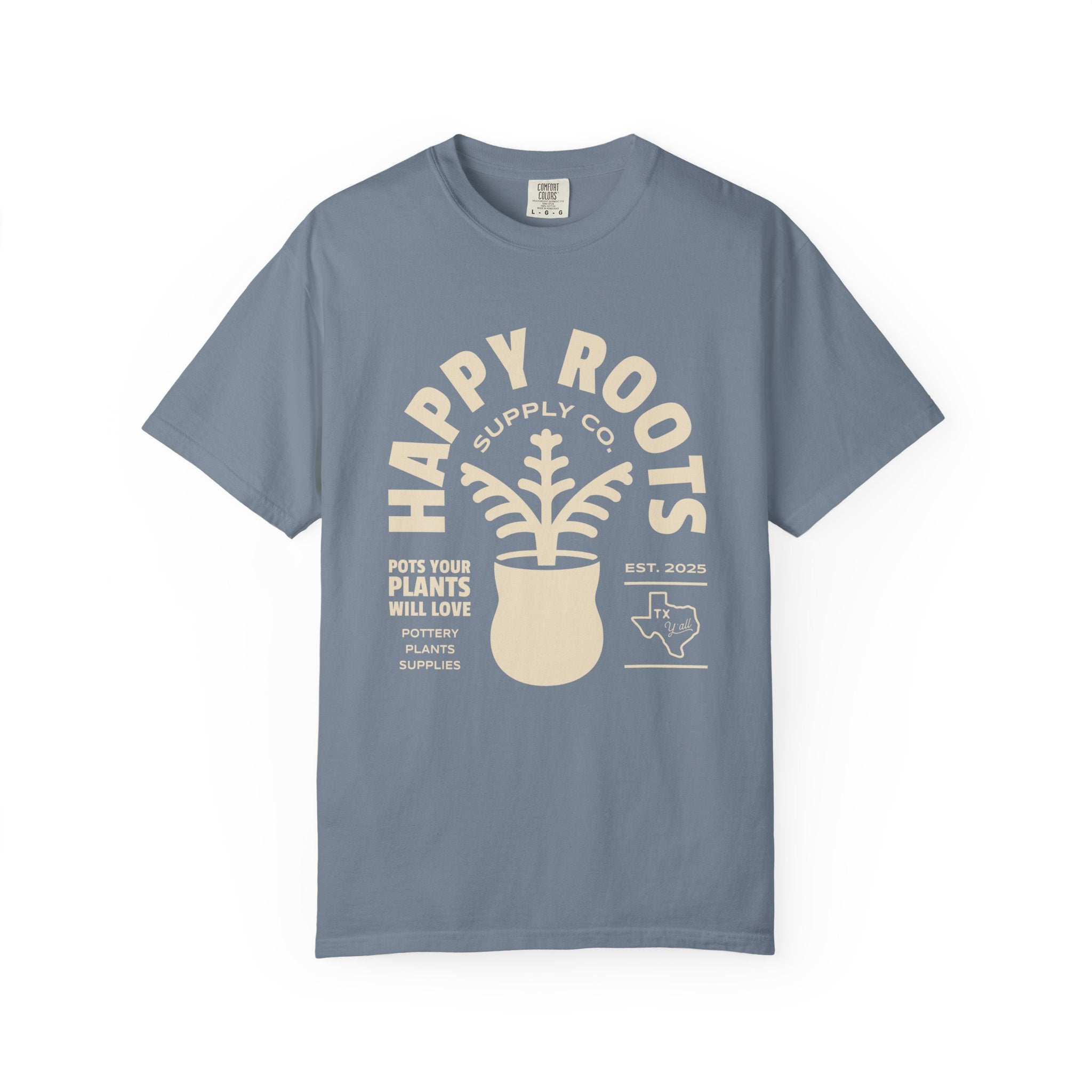 Happy Roots Supply Co. Tee - Comfort Colors Tee