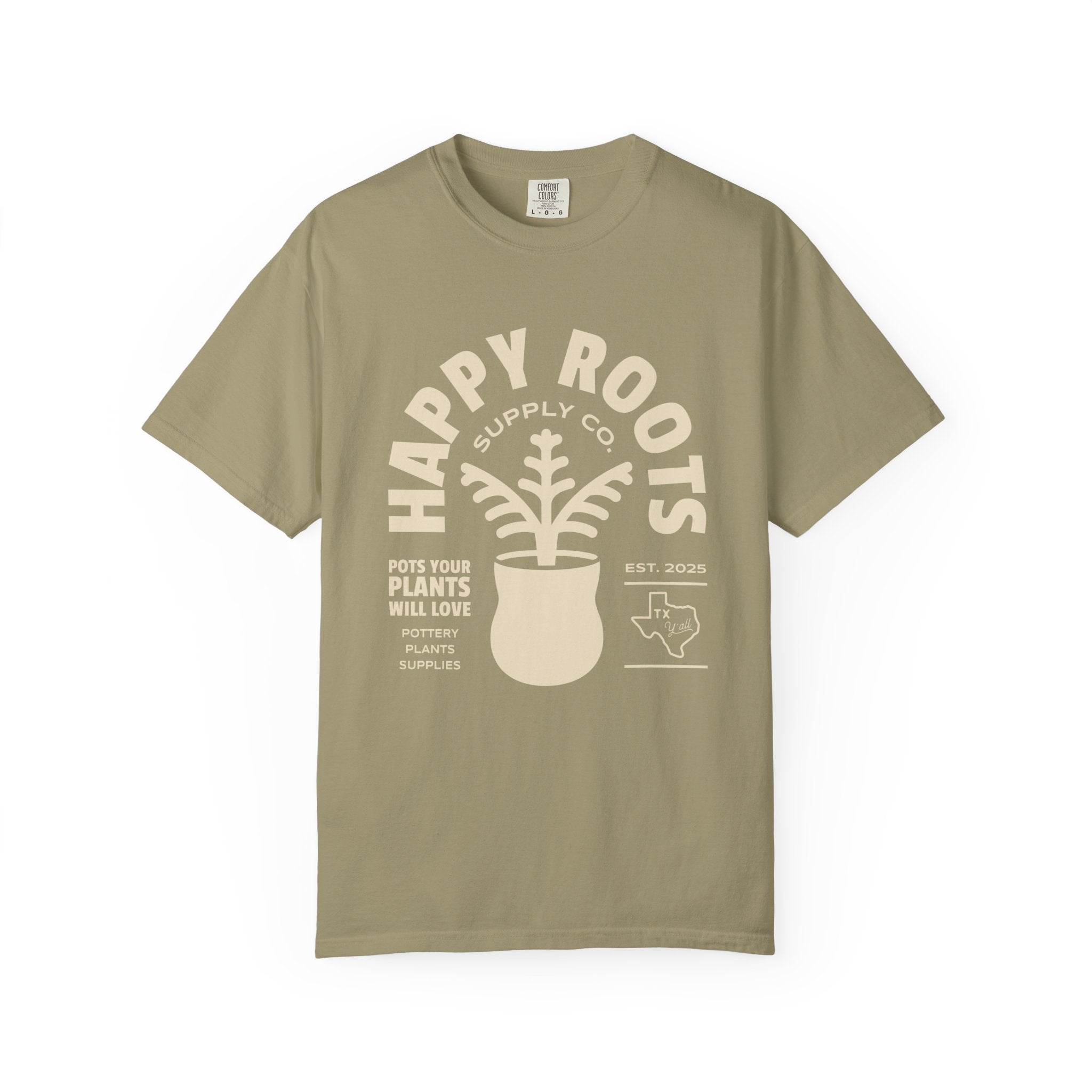 Happy Roots Supply Co. Tee - Comfort Colors Tee