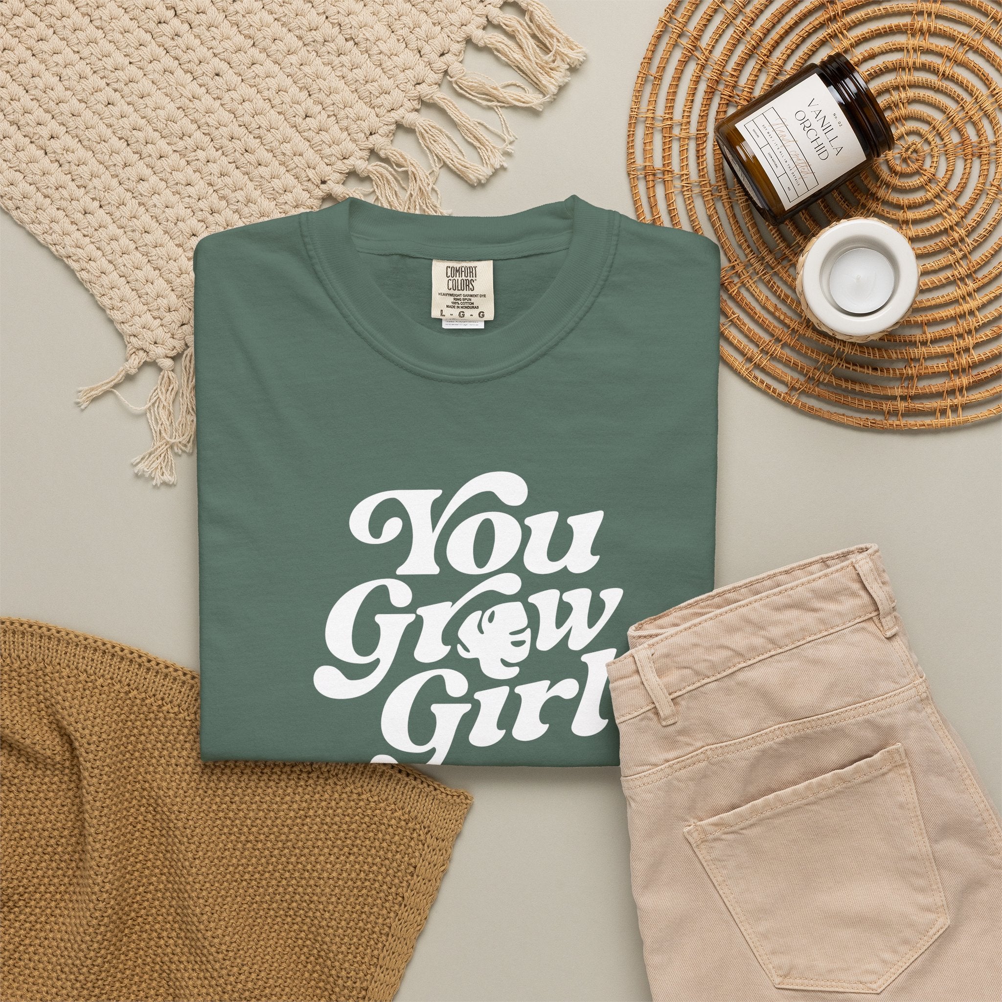 You Grow Girl - Comfort Colors Tee