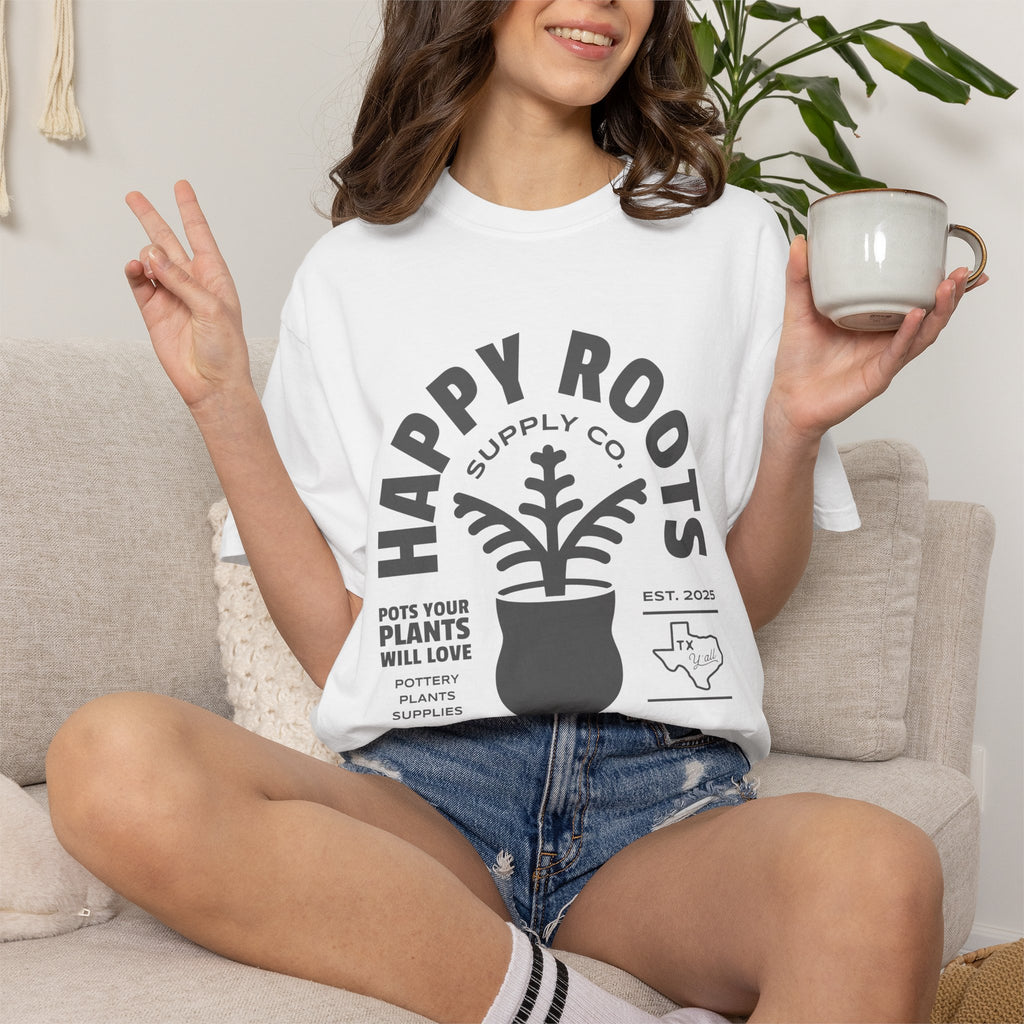 Happy Roots Supply Co. Tee - Comfort Colors Tee